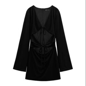 Black Cut Out Mini Dress